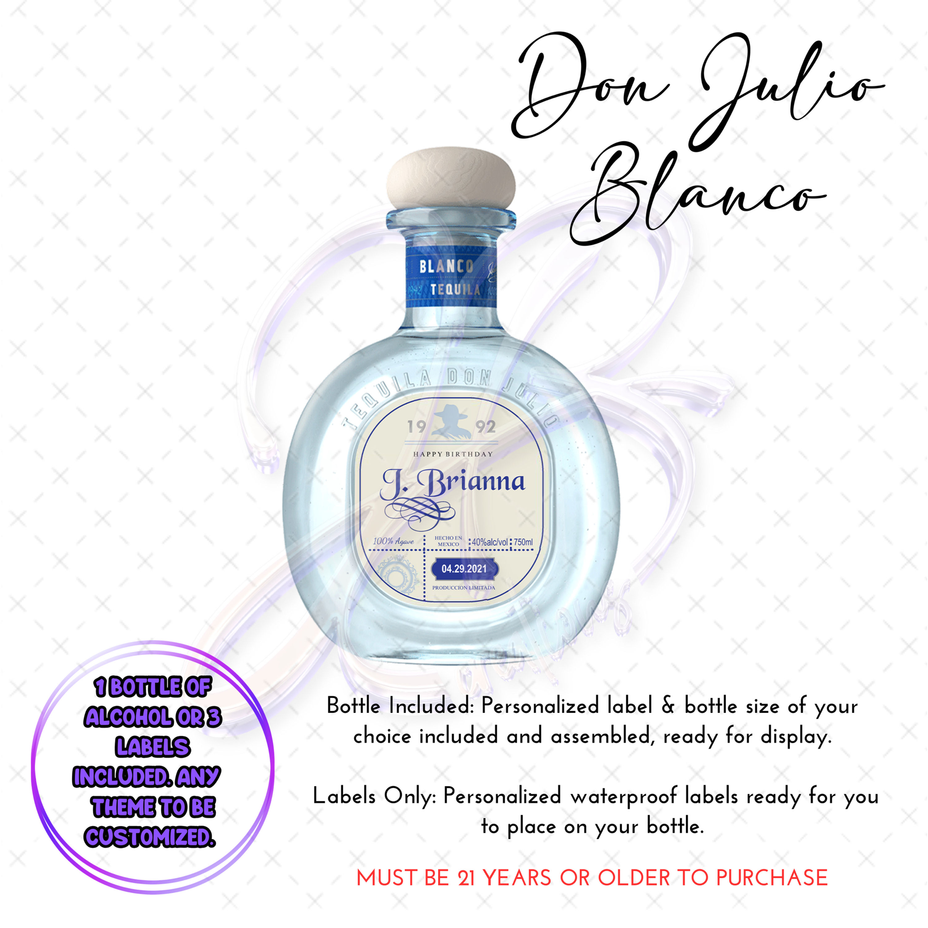 Custom Don Julio Blanco