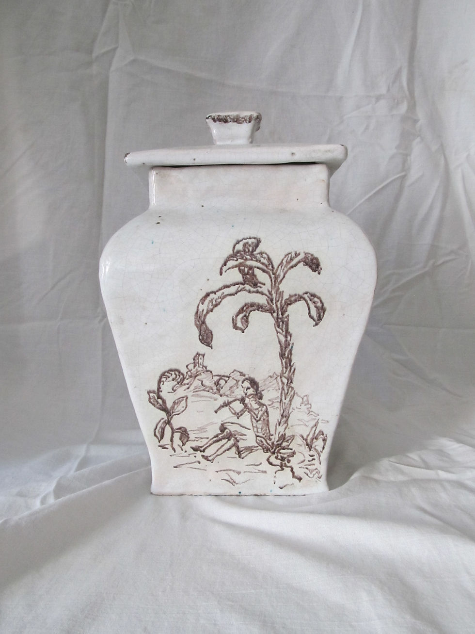 Thumbnail: Carl Kahl Munich art deco ceramic vase 1927