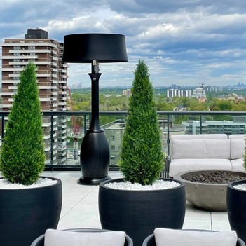 bella kindle decorative outdoor luxury patio heater