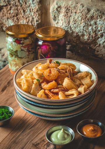 מיקס פירות ים מטוגן