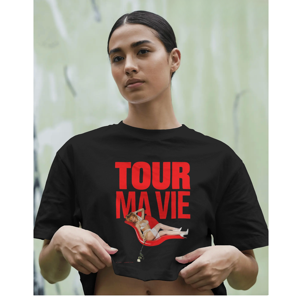 Thumbnail: Tour Ma Vie Boxy-Crop Tee