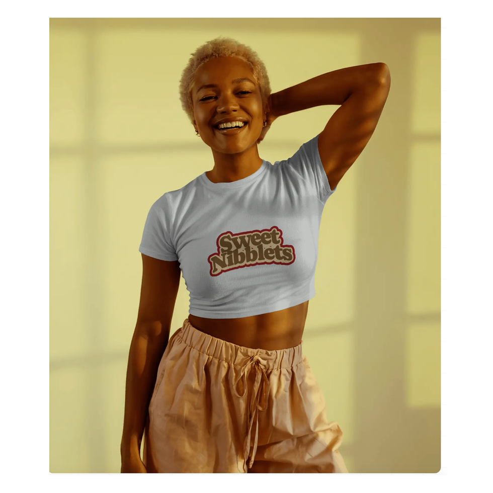 Thumbnail: "Sweet Nibblets" Crop Tee