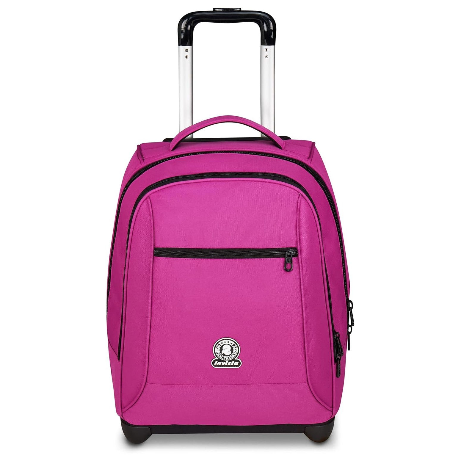 INVICTA Zaino Trolley Invicta New Benin Solid Fisso 36 lt Fucsia