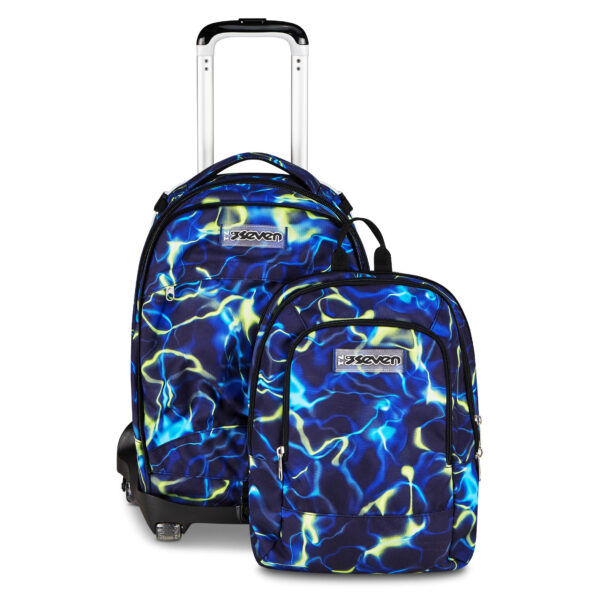 Miniatura: SEVEN Trolley Scuola con Carrello Sganciabile Seven 8 Ruote Detach ELECTRICVIBE