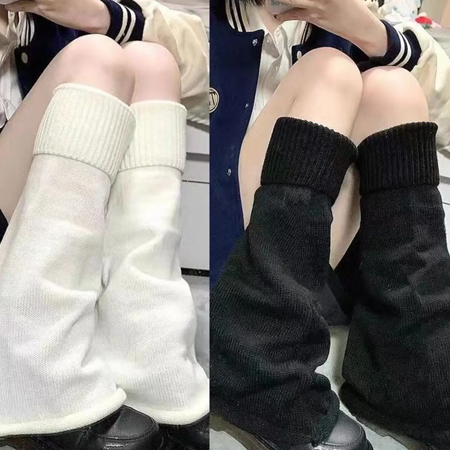 Ankle Warmer Knitted Socks