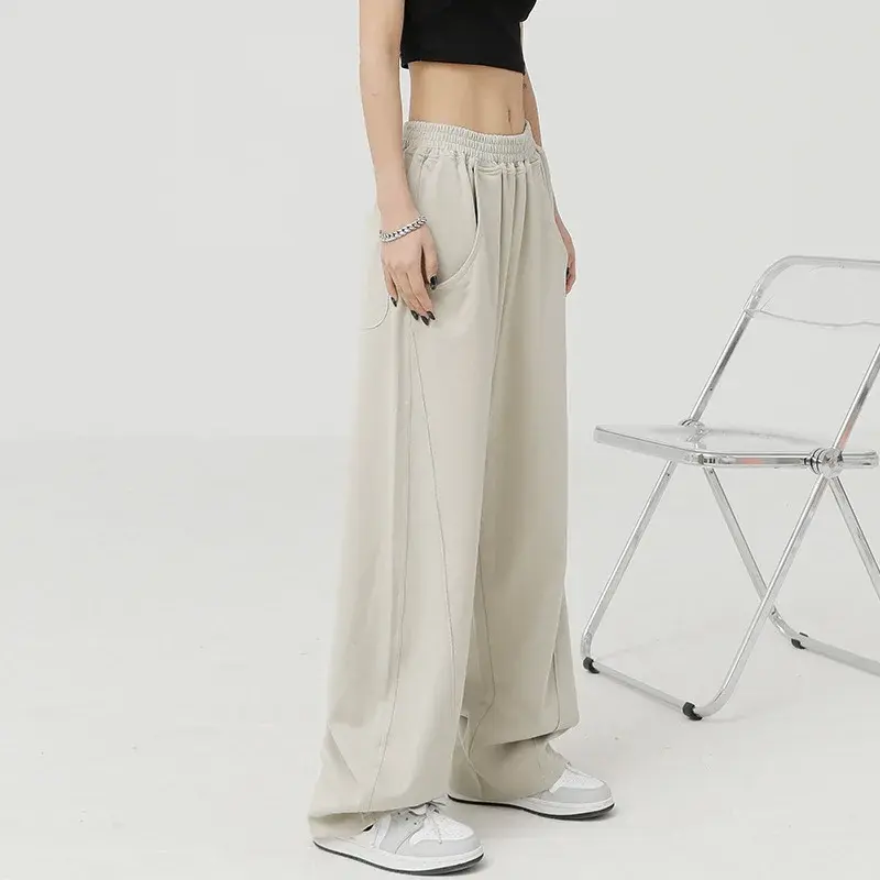 Thumbnail: Oversized Wide Leg Track Pants