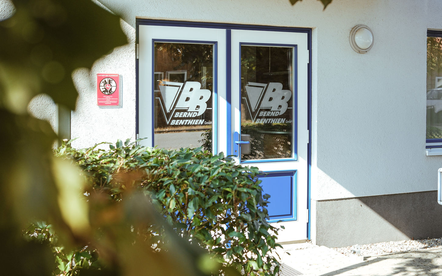 Eingang zum Büro von Benthien