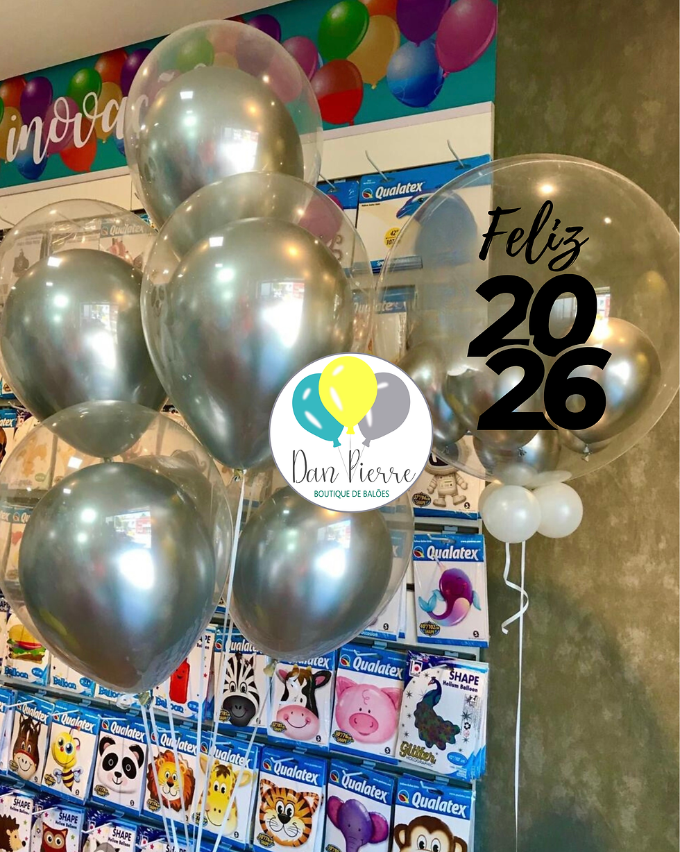 Balões ano novo 2026 em Curitiba