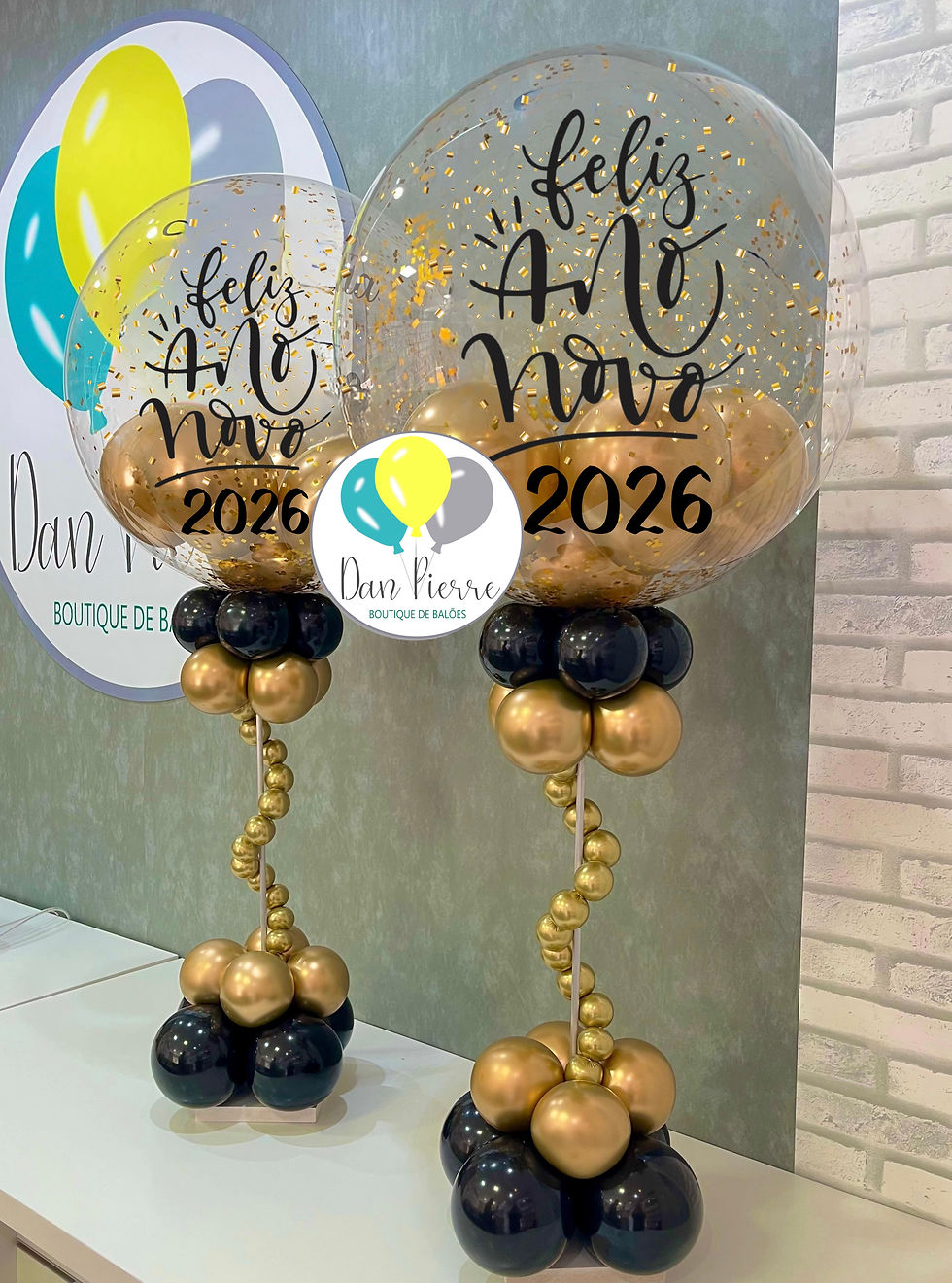 Balões ano novo 2026 em Curitiba