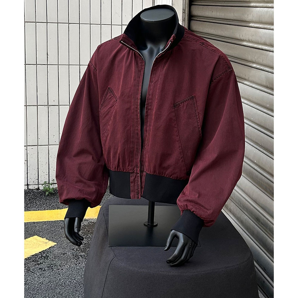 Thumbnail: Men's vintage washed distressed pilot jacket