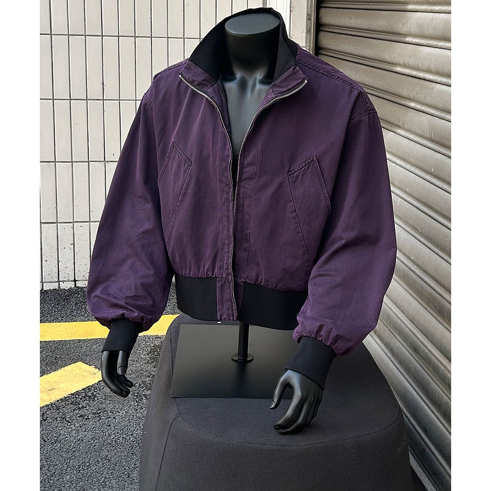 Thumbnail: Men's vintage washed distressed pilot jacket
