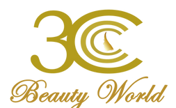 3C’s Beauty World logo – beauty and hair products brand