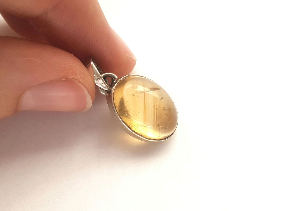 Miniatura: Citrino colgante Daivat