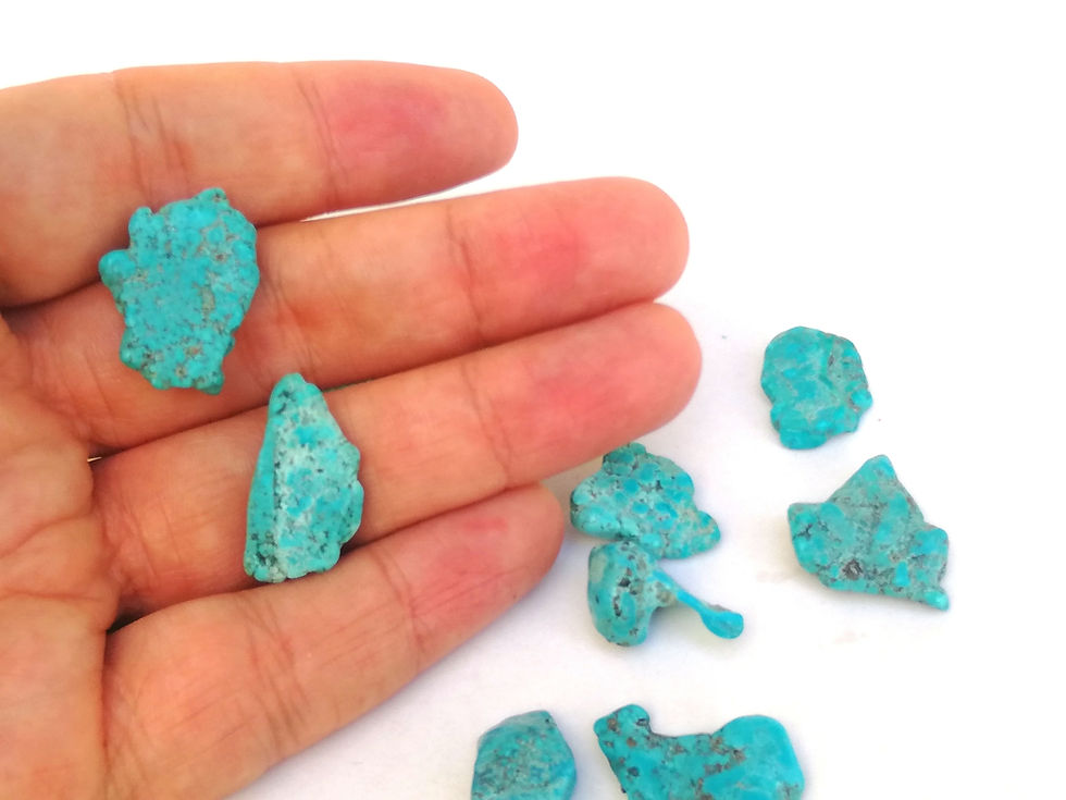 Miniatura: Turquesa natural pequeña