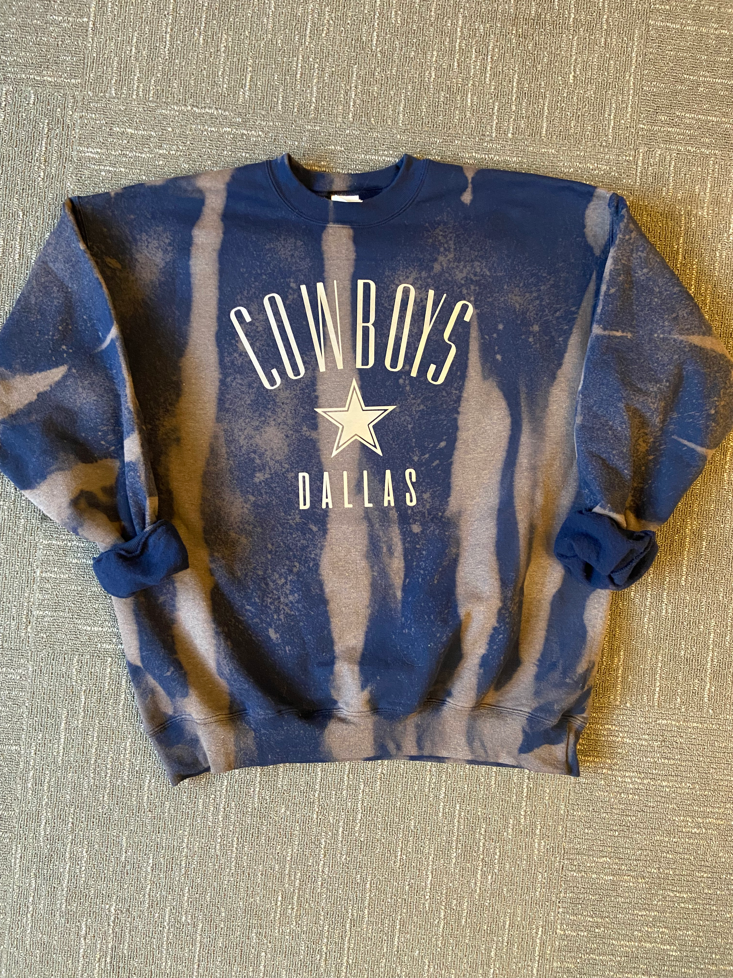 DALLAS COWBOYS VINTAGE TIE DYE SWEATSHIRT