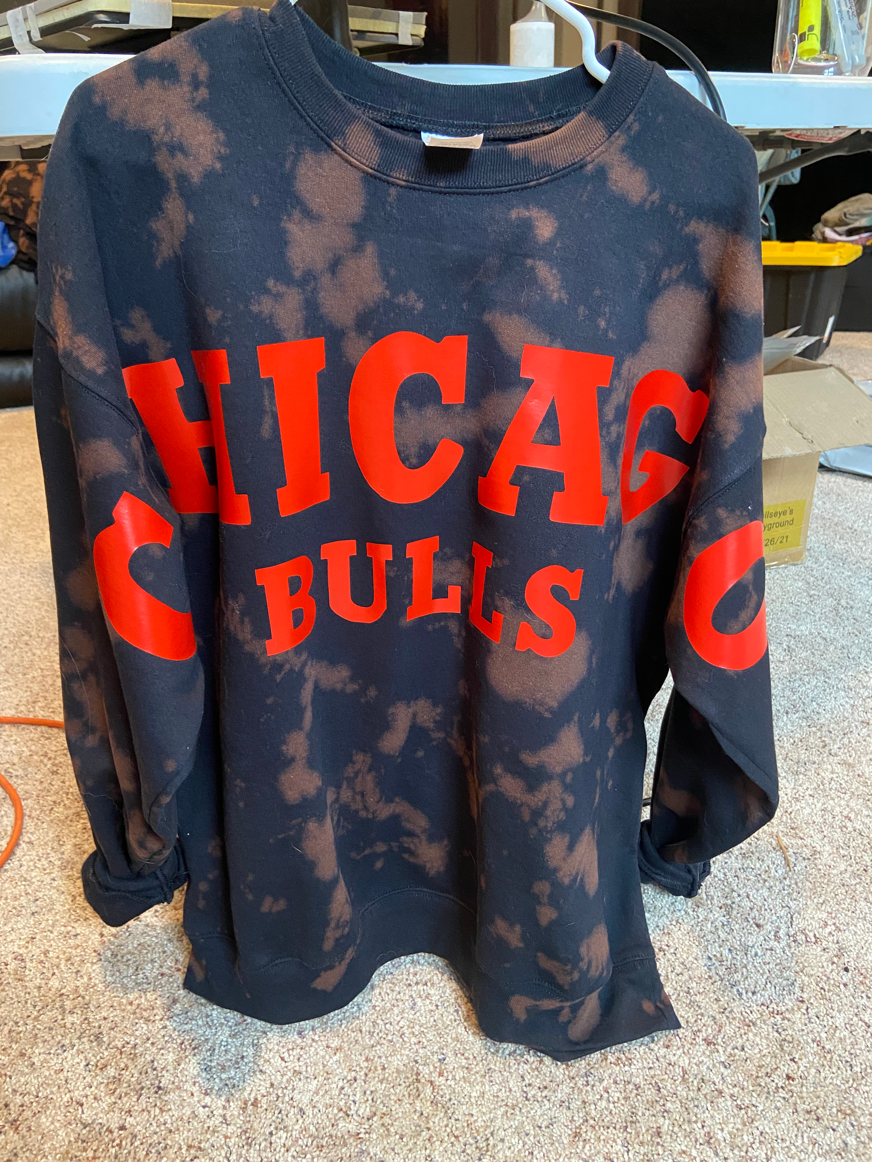 CHICAGO BULLS X CHEST SWEATSHIRT
