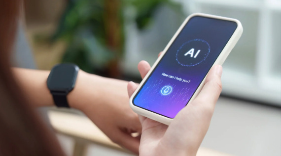 Person using an AI chatbot as a therapist