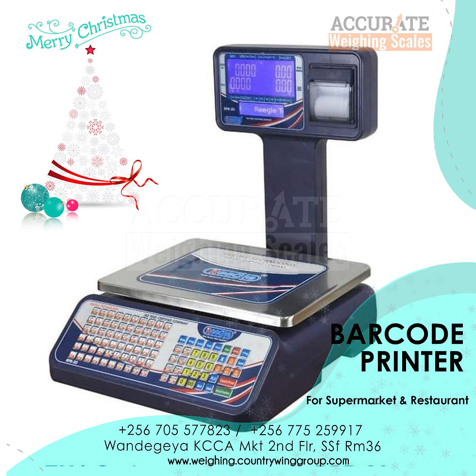 legal for trade digital retail weighing scale barcode printer