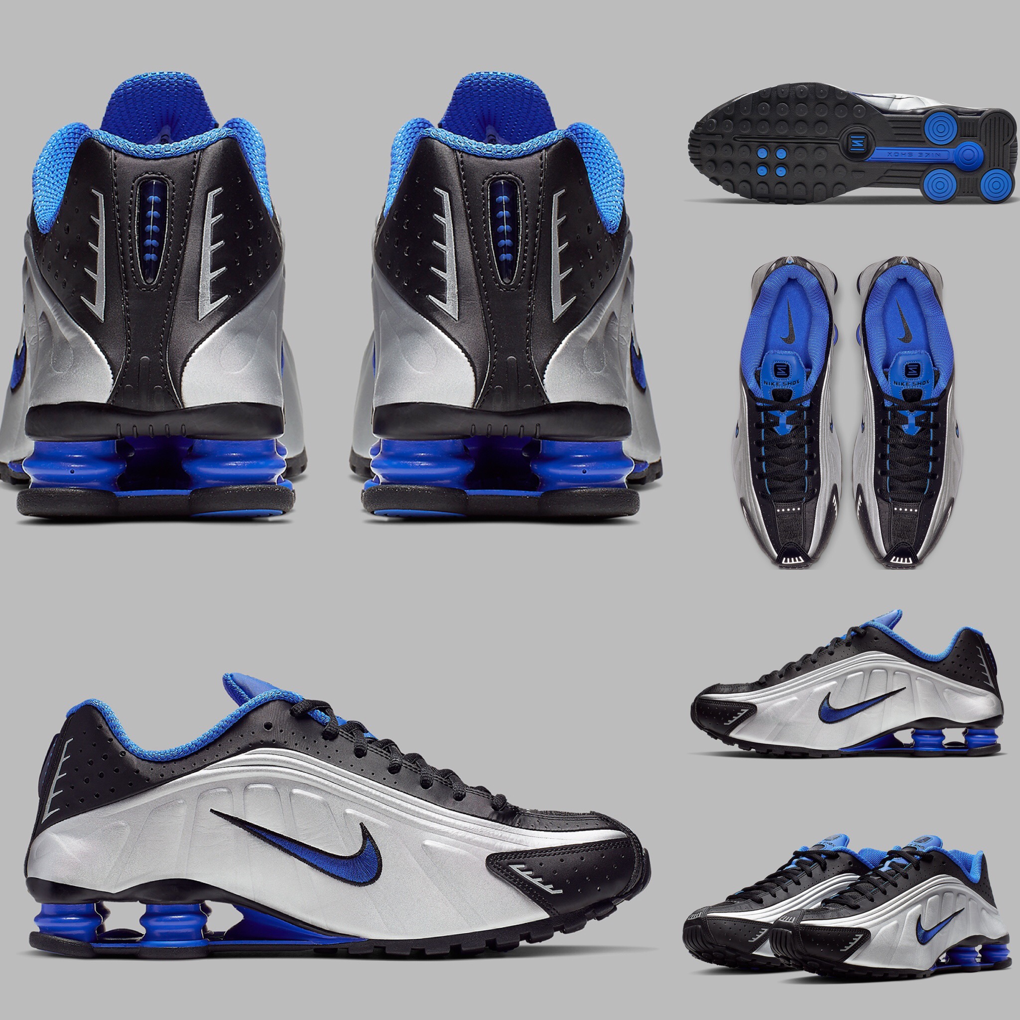nike shox r4 racer blue