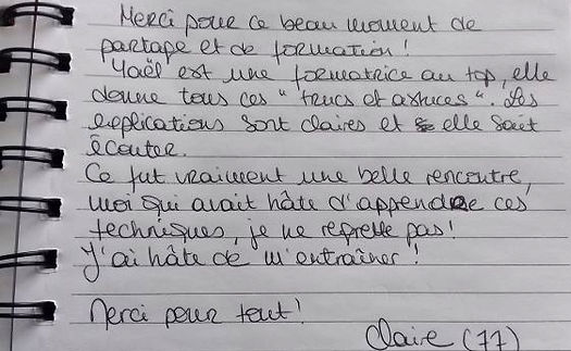 formation tatouage éphémère henné et jagua, témoignage écrit, lettre