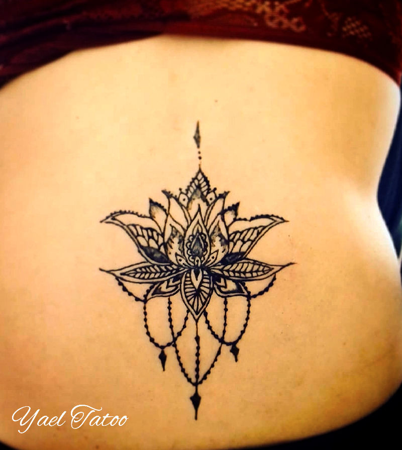 tatoo temporaire _Le Lotus