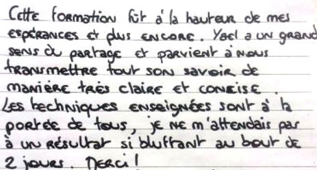 Formation tatouage éphémère témoignage écrit