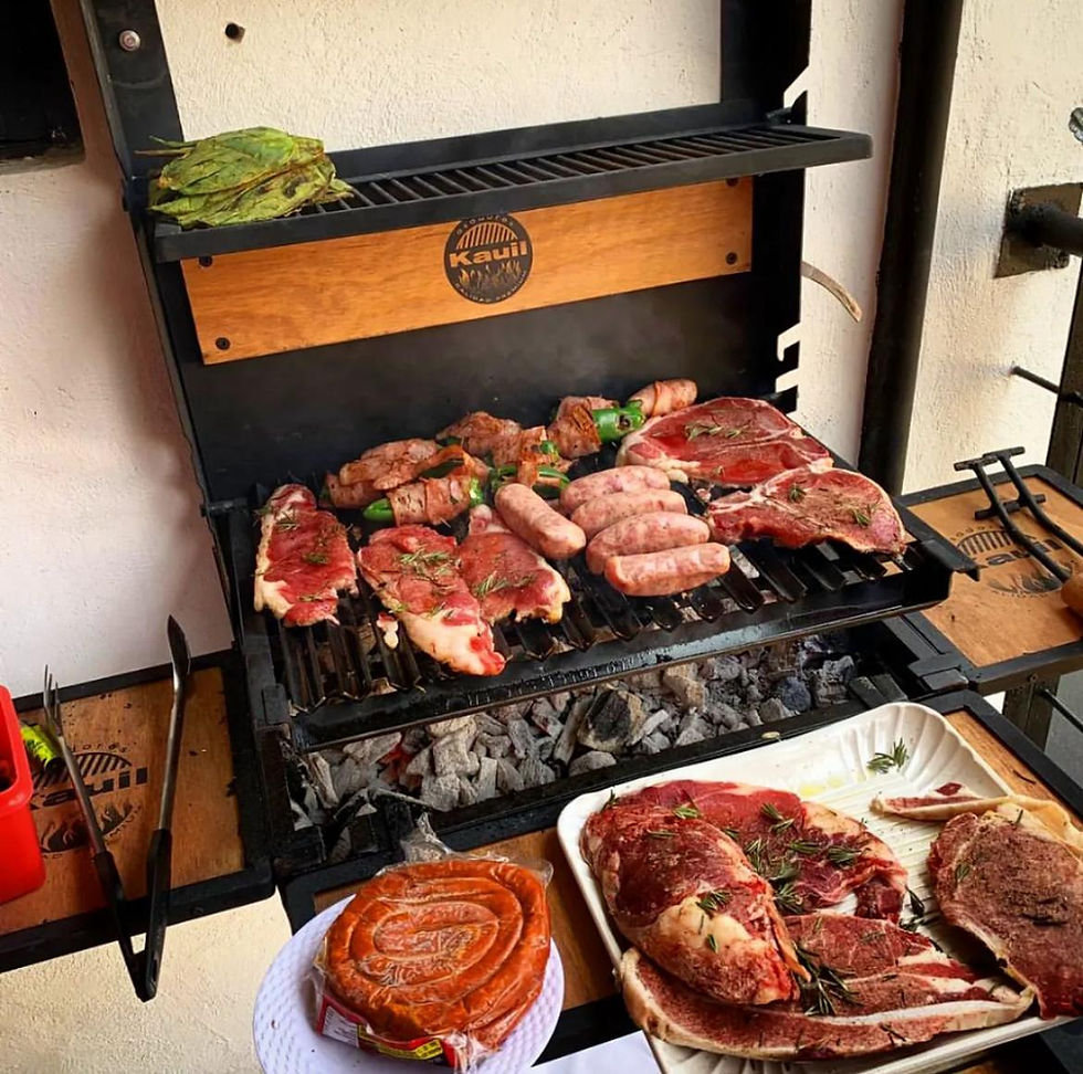 Miniatura: ASADOR ABATIBLE CHICO -Parrilla Argentina-