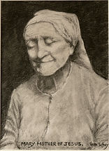 Mary, mother of Christ, reminiscing in old age, by Rosa-Lee Tuffney