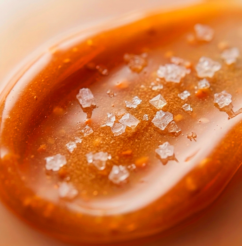 textura caramelo
