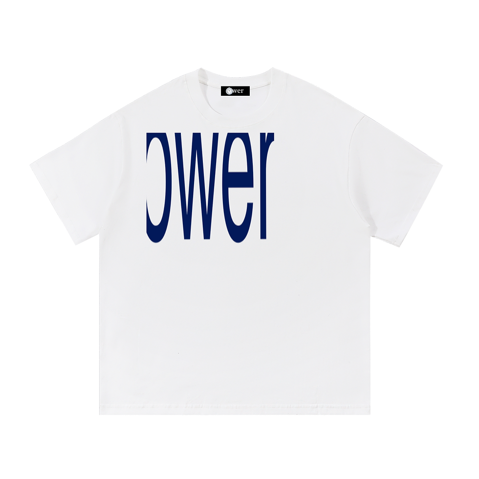 Thumbnail: BLOCKING THE BOX TEE BY OWER