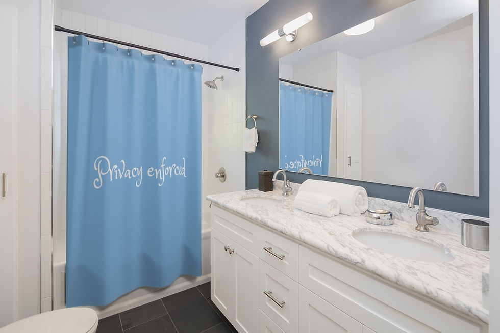 Thumbnail: Privacy enforced Shower Curtains