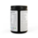 Black large bottle with a dumbbell image