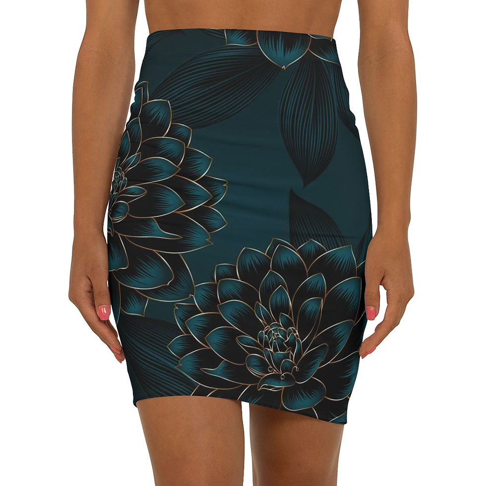 Thumbnail: Women's Mini Skirt (AOP)