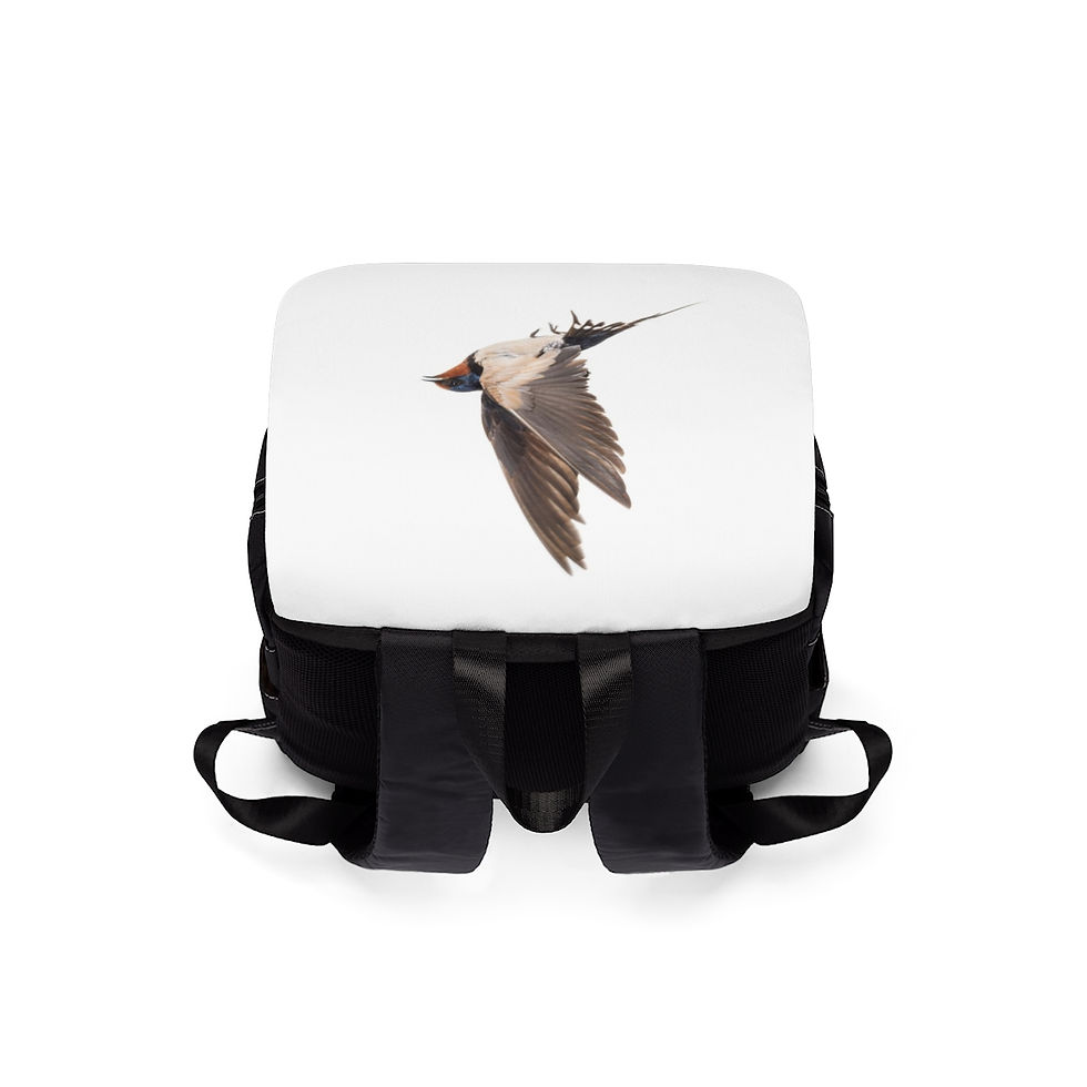Thumbnail: Unisex Casual Shoulder Backpack with a bird image