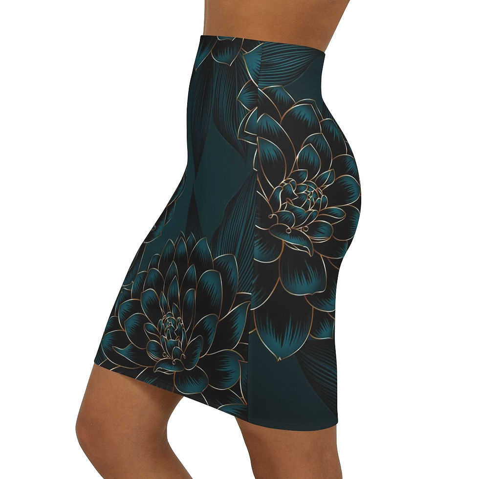 Thumbnail: Women's Mini Skirt (AOP)