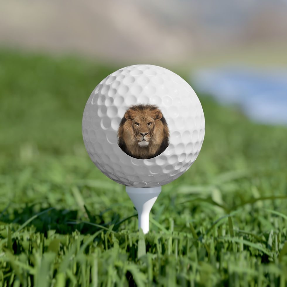 Thumbnail: Lion Golf Balls, 6pcs