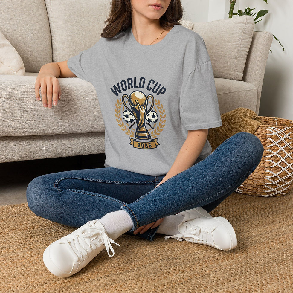 Thumbnail: World Cup Trophy T-Shirt — Soccer Champion Emblem Tee