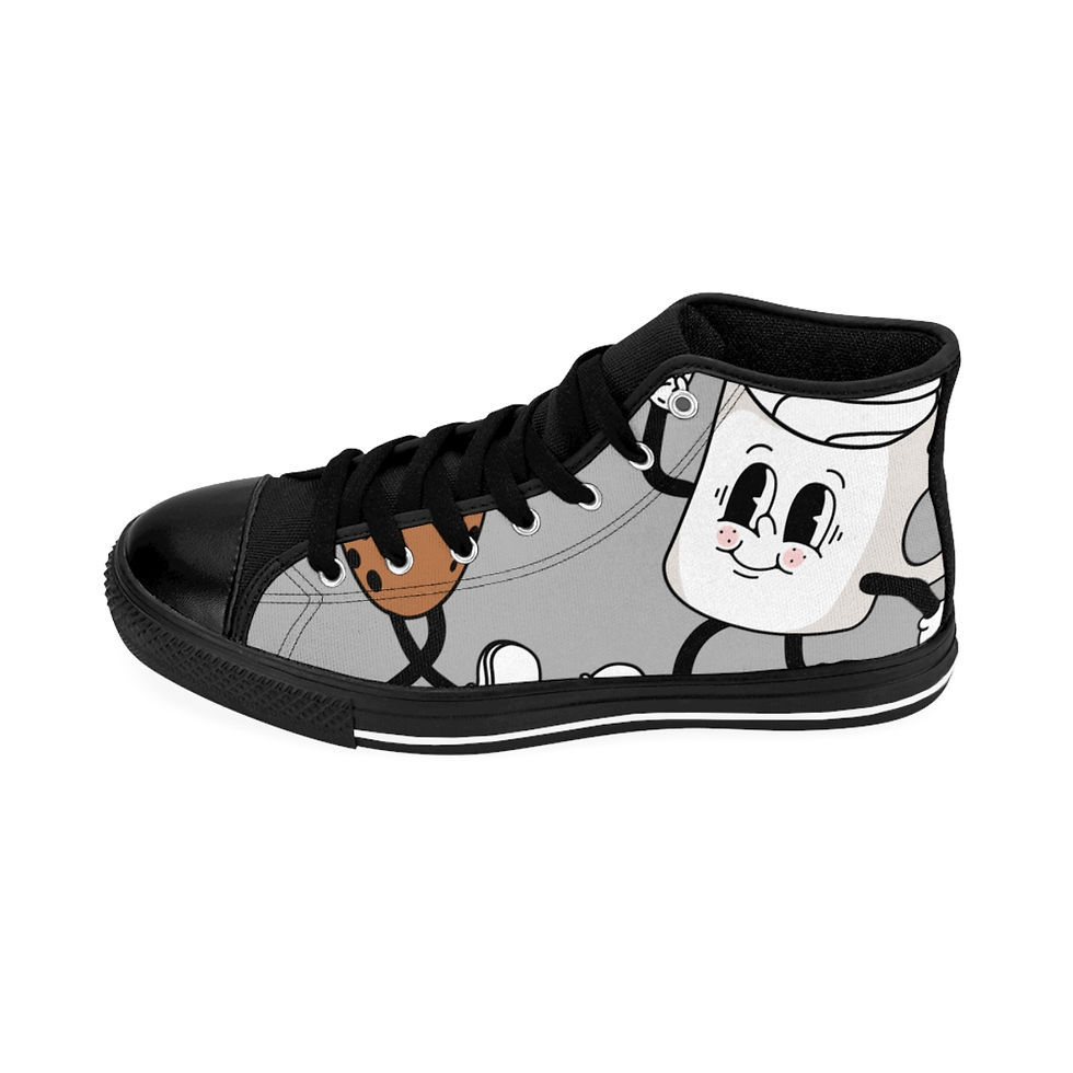 Thumbnail: Women's Classic Sneakers with cartoonish characters