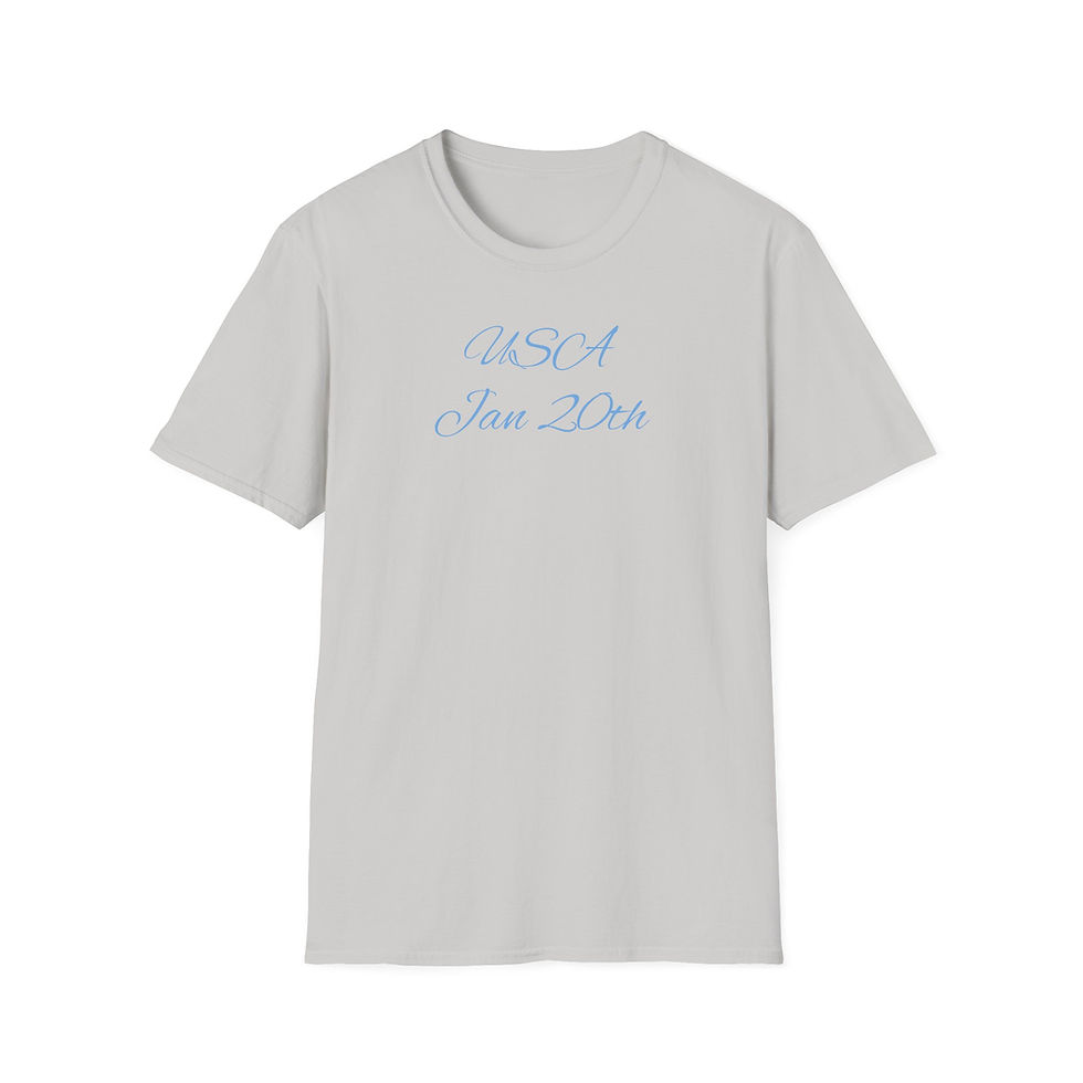 Thumbnail: Unisex T-shirt with Jan 20th print