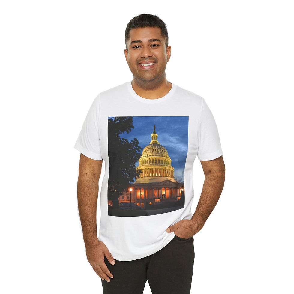 Thumbnail: (Washington, D.C.)  Unisex Jersey Short Sleeve Tee