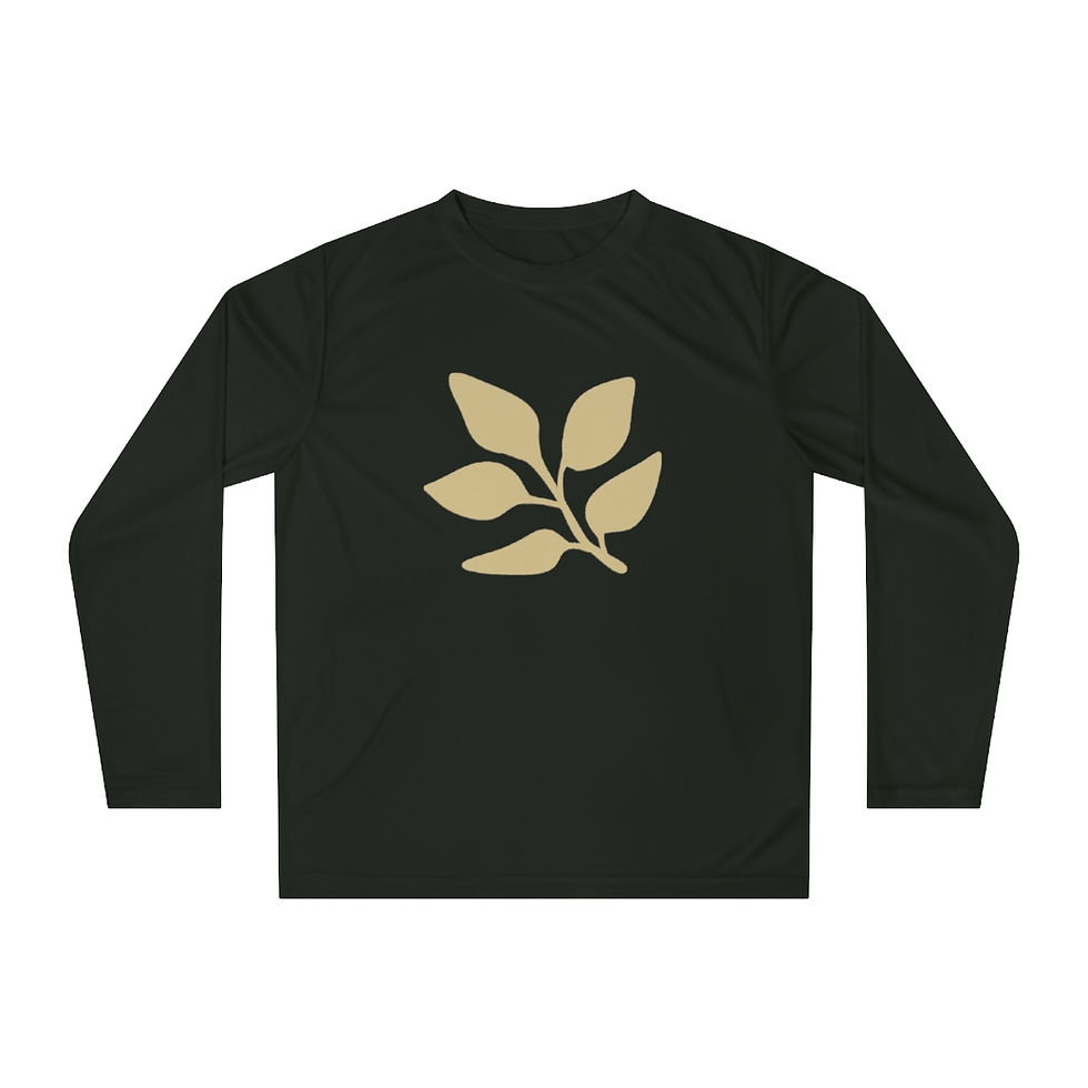 Thumbnail: Unisex long-sleeved shirt with a flower image