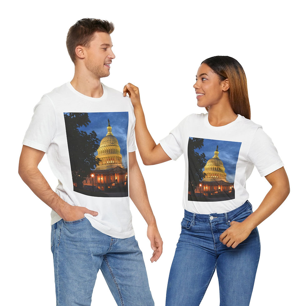 Thumbnail: (Washington, D.C.)  Unisex Jersey Short Sleeve Tee