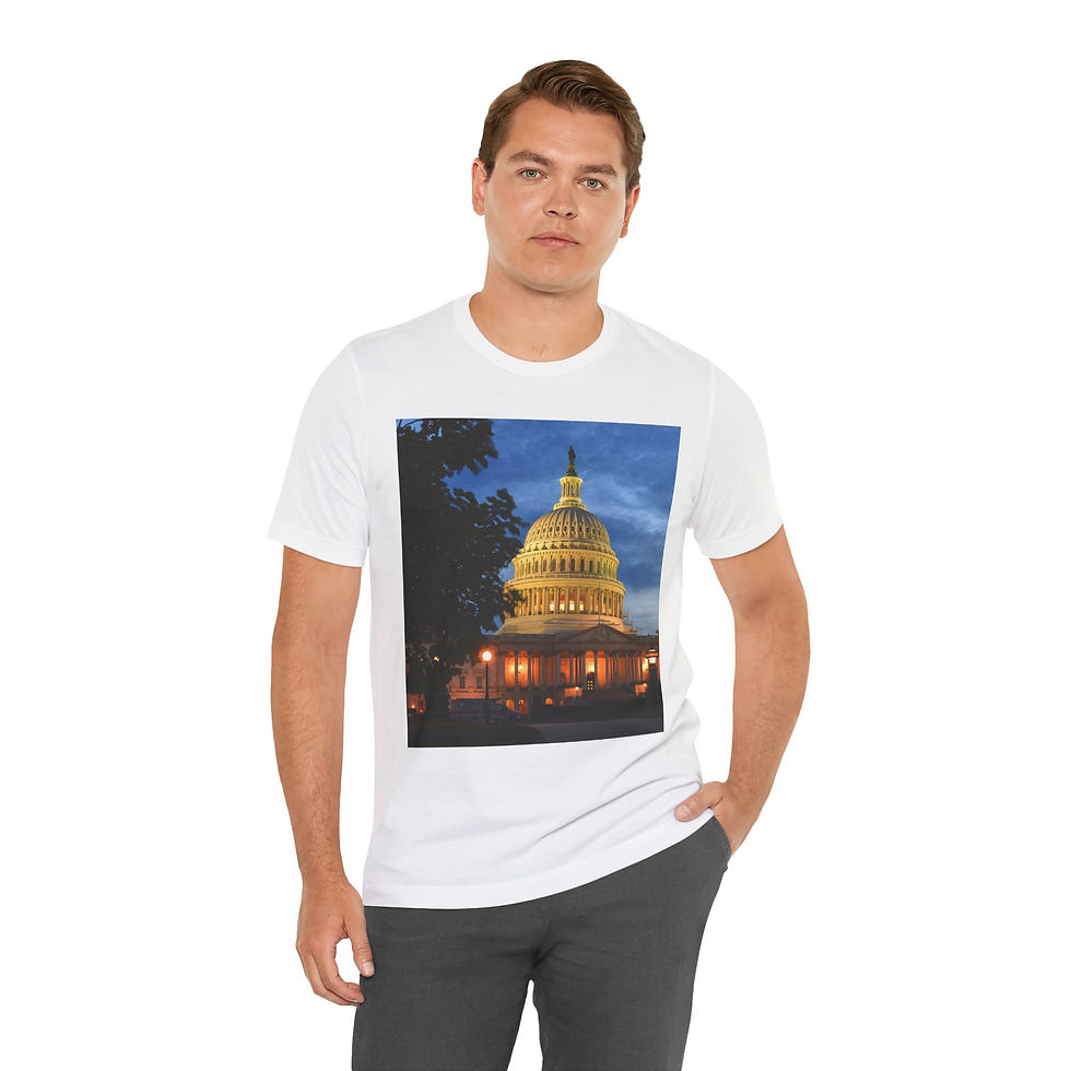 Thumbnail: (Washington, D.C.)  Unisex Jersey Short Sleeve Tee