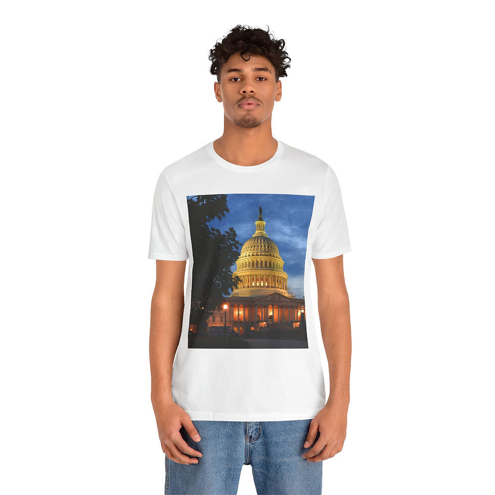 Thumbnail: (Washington, D.C.)  Unisex Jersey Short Sleeve Tee
