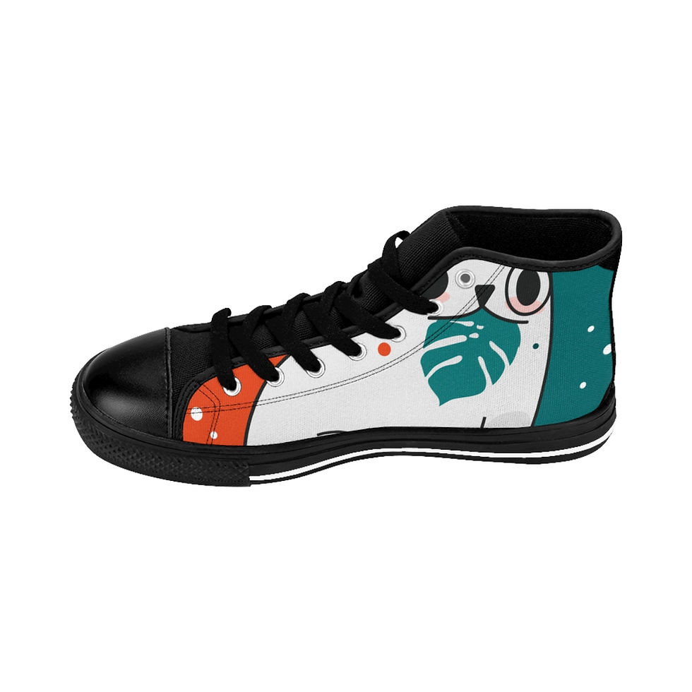 Thumbnail: Men's Classic Sneakers with a leaf print