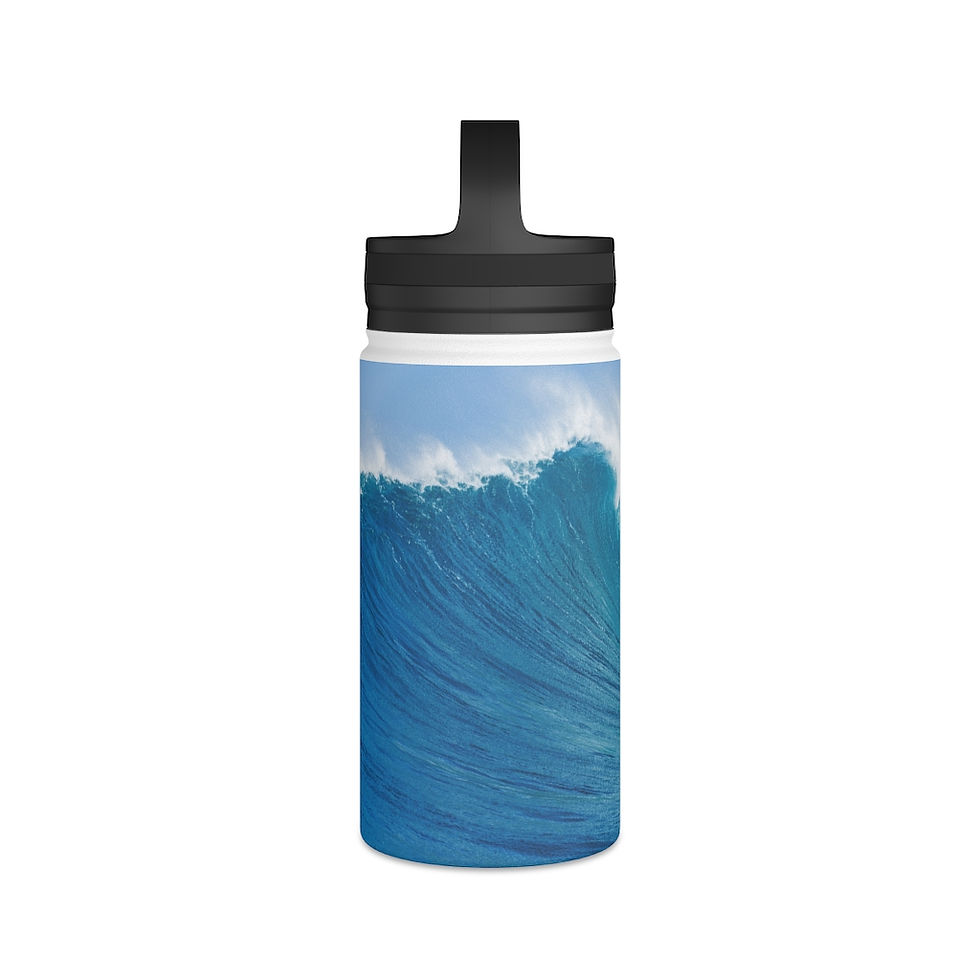 Thumbnail: Stainless Steel Water Bottle, Handle Lid