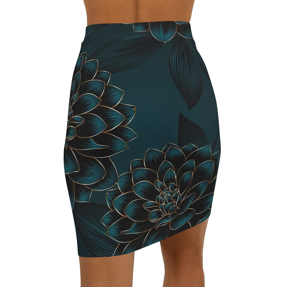 Thumbnail: Women's Mini Skirt (AOP)