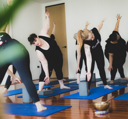 Edward St, Yoga class, Sonia, Monica,