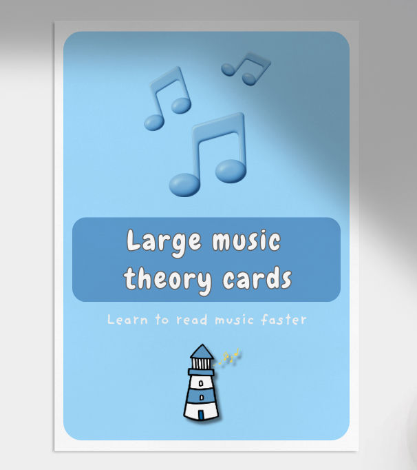 Large Music Theory Fact Cards