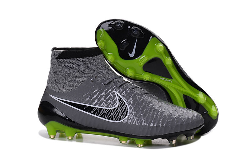 Thumbnail: Chuteira Nike Magista Obra FG Cinza/Verde
